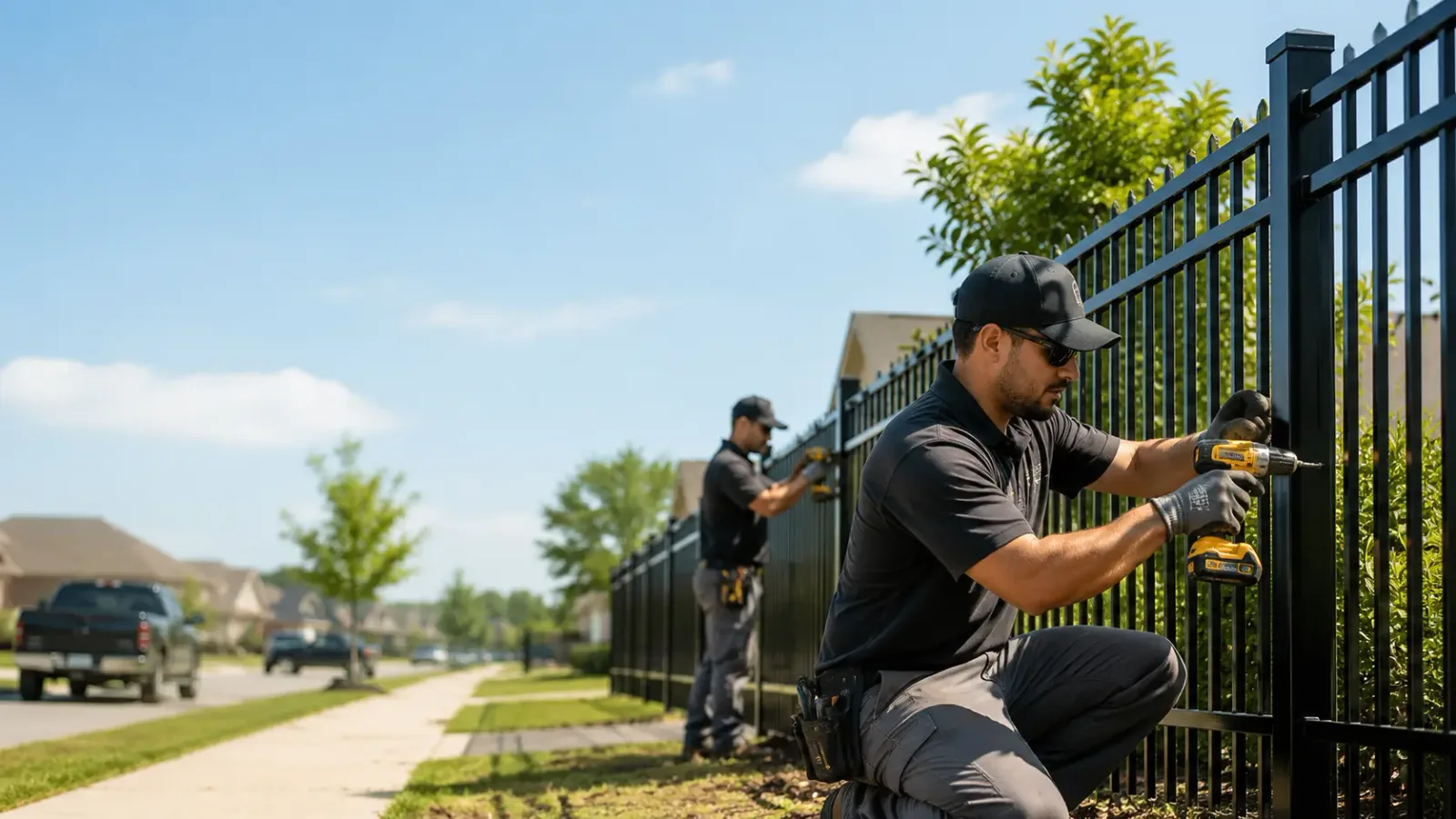 Metal Fence Installation in Denton, GA